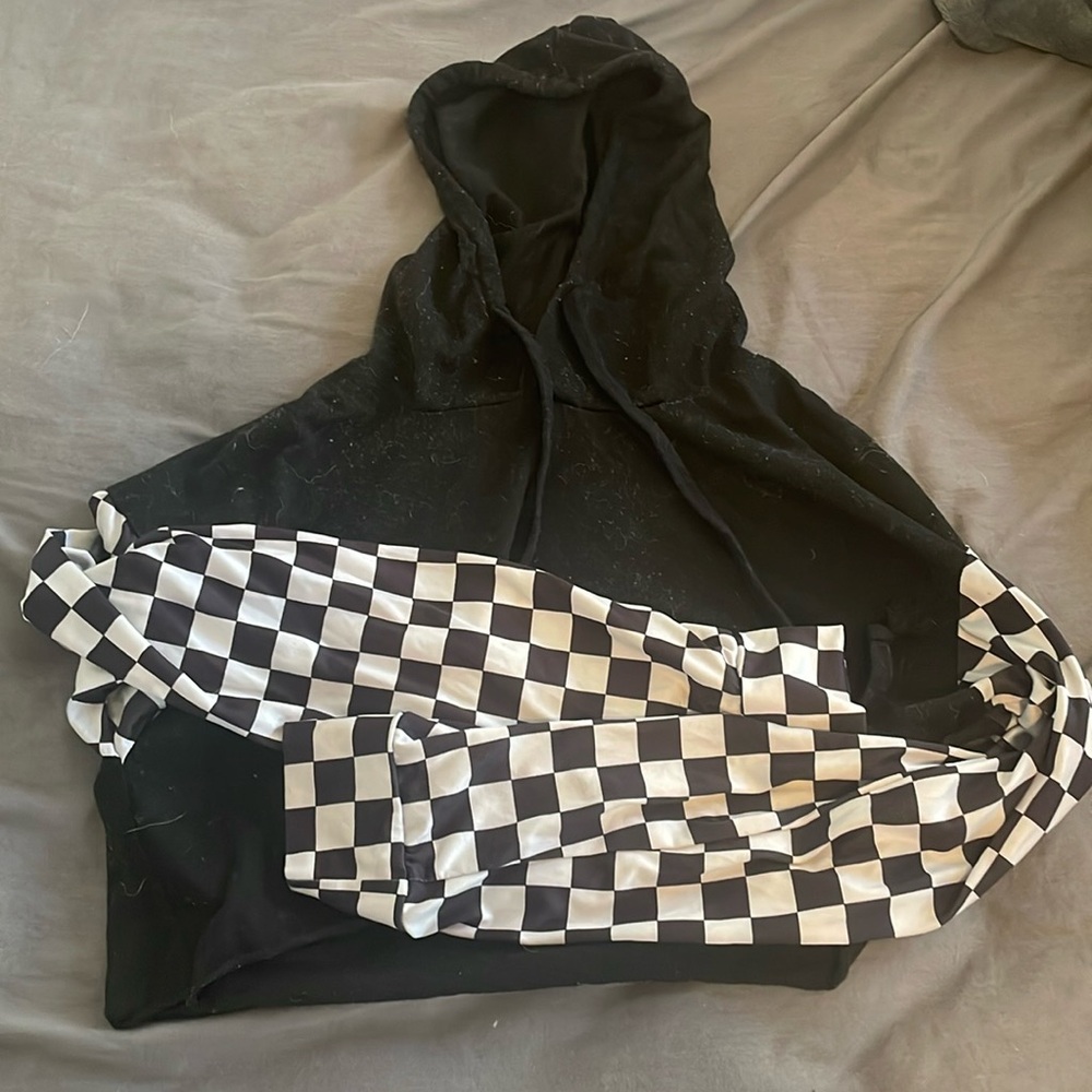Crop top hoodie